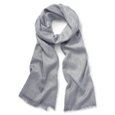 DKNY Women's Oversized Eyelash Fringe Scarf, Grey, One Size